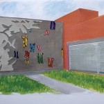 Projet de décor mural pour le bâtiment du CNRGV (Toulouse)
