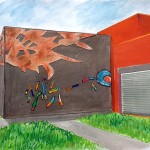 Projet de décor mural pour le bâtiment du CNRGV (Toulouse)